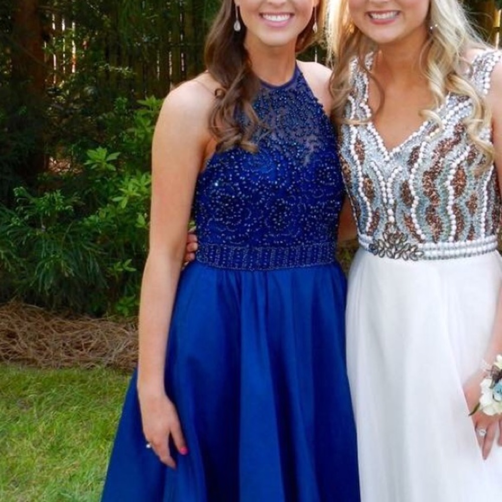 Sherri Hill Navy Prom Dress size 2